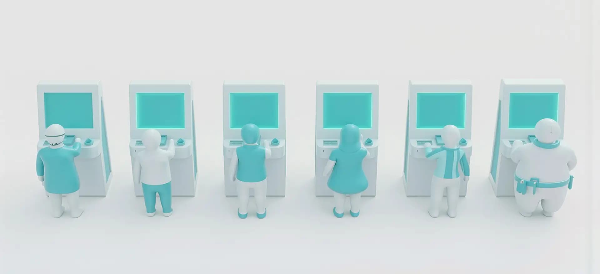Panel de monitoreo de un servicio público